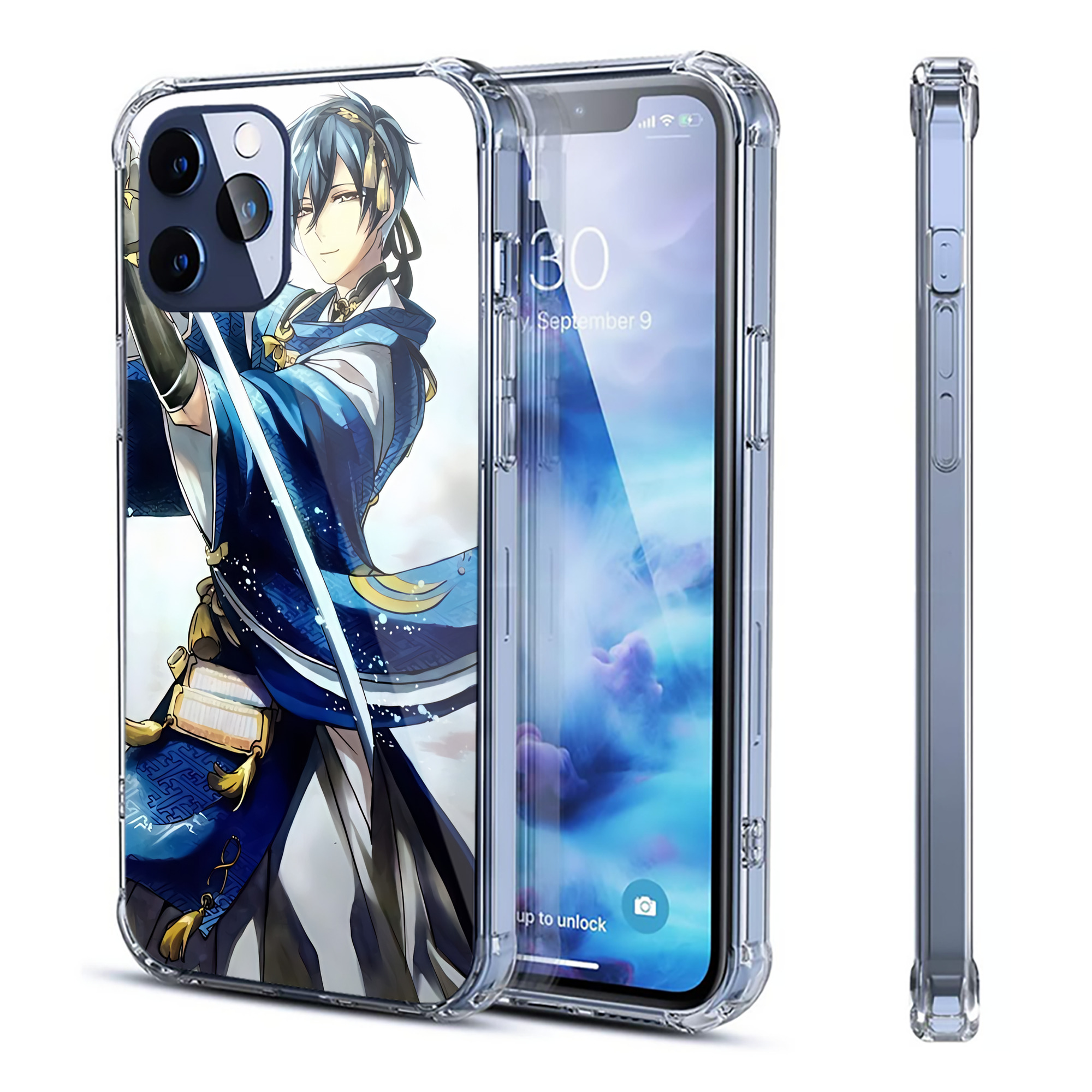 （画像用） 刀剣乱舞 Touken Ranbu 【iPhone 12シリーズ対応】透明スマホケース（クリアソフトケース）
